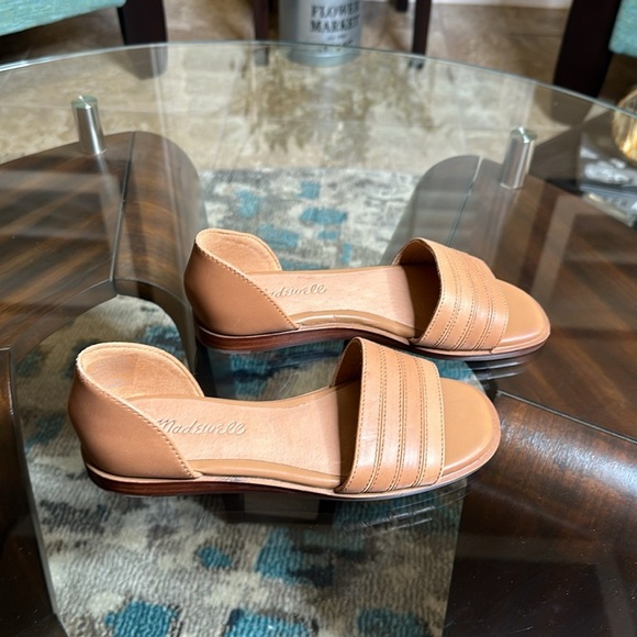 NEW! Madewell Brindle d'Orsay Flat in tan color size 5 - Picture 4 of 14